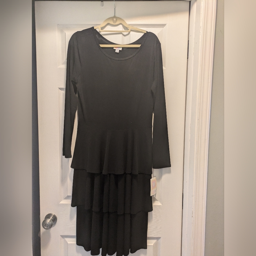 NWT XL black LLR Georgia dress